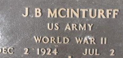 J B McInturff