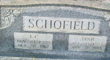 J. C. Schofield