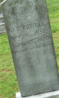 J E Rowell J E Rowell