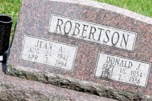 Jean A. Robertson Jean A. Robertson