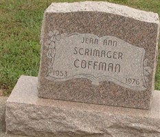 Jean Ann Scrimager Coffman Jean Ann Scrimager Coffman