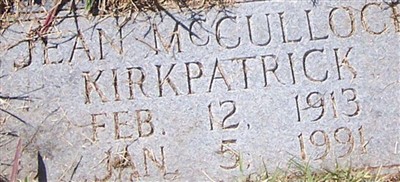 Jean McCulloch Kirkpatrick