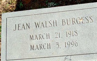 Jean Walsh Burgess Jean Walsh Burgess