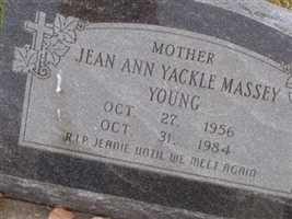 Jean Ann Yackle Massey Young