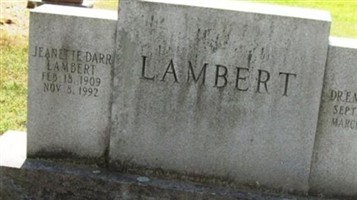Jeanette Darr Lambert Jeanette Darr Lambert
