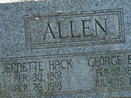 Jeanette Hack Allen