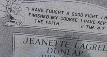 Jeanette LaGree Dunlap