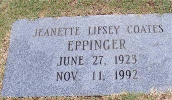 Jeanette Lifsey Coates Eppinger