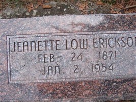 Jeanette Low Erickson