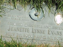 Jeanette Lynne Evans Jeanette Lynne Evans