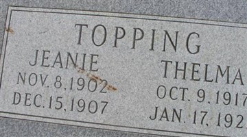 Jeanie D Topping