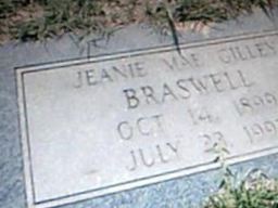 Jeanie Mae Gilley Braswell