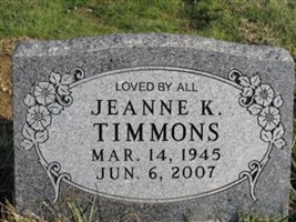 Jeanne K Timmons Jeanne K Timmons