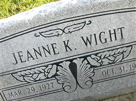 Jeanne K. Wight Jeanne K. Wight