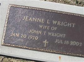 Jeanne L Wright