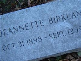 Jeannette Birkland