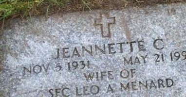 Jeannette Cecile Rock Menard Jeannette Cecile Rock Menard