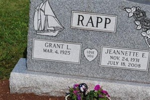 Jeannette Elizabeth Rapp Jeannette Elizabeth Rapp