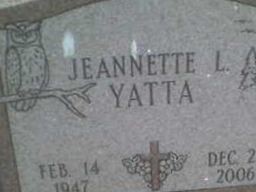 Jeannette L. (Payton) Yatta