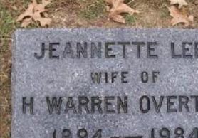 Jeannette Leek Overton Jeannette Leek Overton