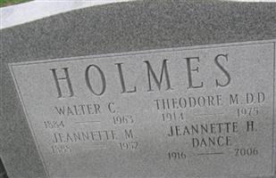 Jeannette M Holmes