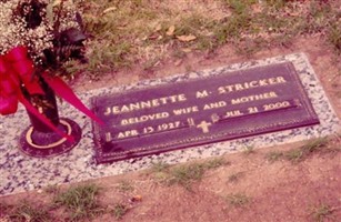 Jeannette Mary Lagasse Stricker