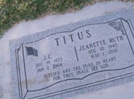Jeannette Ruth Titus Jeannette Ruth Titus