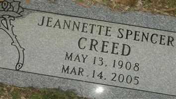 Jeannette Spencer Creed Jeannette Spencer Creed