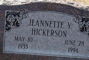 Jeannette Y. Mills Hickerson
