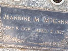 Jeannine M McCann