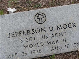 Jefferson D Mock