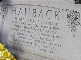 Jefferson Davis Hanback Jefferson Davis Hanback