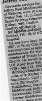 Jeffrey Paul Middlestead Jeffrey Paul Middlestead