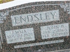 Jennette Emmaline "Emma" Peak Endsley Jennette Emmaline "Emma" Peak Endsley