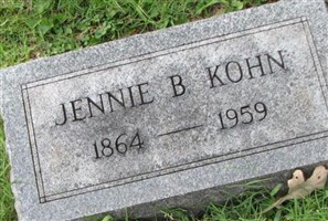 Jennie B Kohn