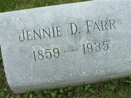 Jennie D Farr