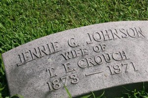 Jennie G. Johnson Crouch Jennie G. Johnson Crouch