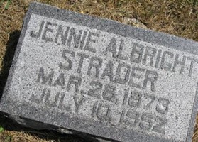 Jennie Gill Albright Strader