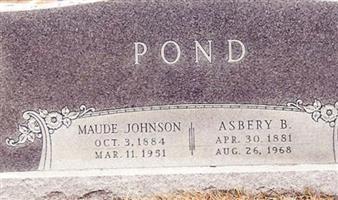 Jennie Maude Johnson Pond