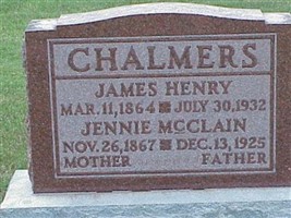 Jennie McClain Chalmers Jennie McClain Chalmers