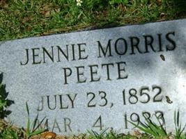 Jennie Morris Peete