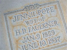 Jennie Pope Faulkner