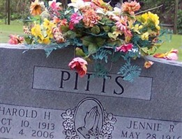 Jennie Ruth Harrison Pitts Jennie Ruth Harrison Pitts
