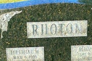Jeremiah M. Rhoton