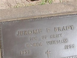 Jerome F Brady Jerome F Brady