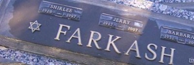 Jerome "Jerry" Farkash