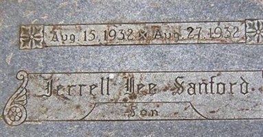 Jerrell Lee Sanford Jerrell Lee Sanford
