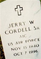 Jerry W Cordell, Sr