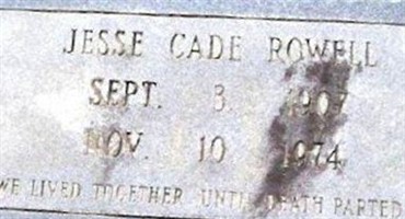 Jesse Cade Rowell