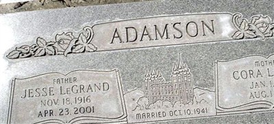 Jesse LeGrand Adamson Jesse LeGrand Adamson